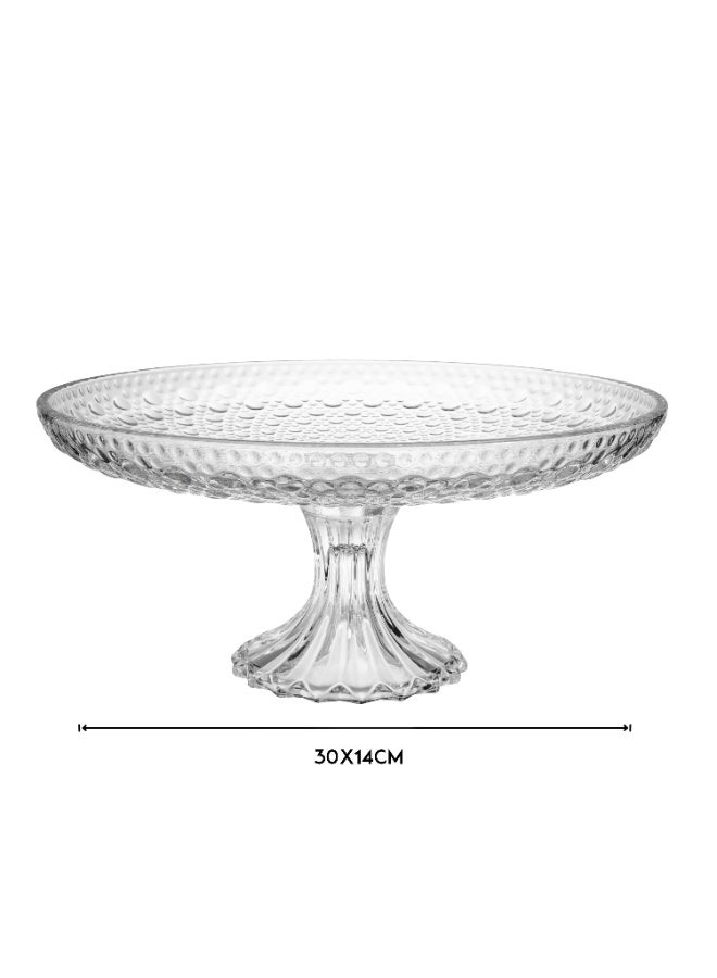 باساباش صحن تقديم كريستالي فاخر على قاعدة – مقاس 30×14 سم بتصميم أنيق يضفي لمسة فخمة لمائدتك ✨ - Image 5