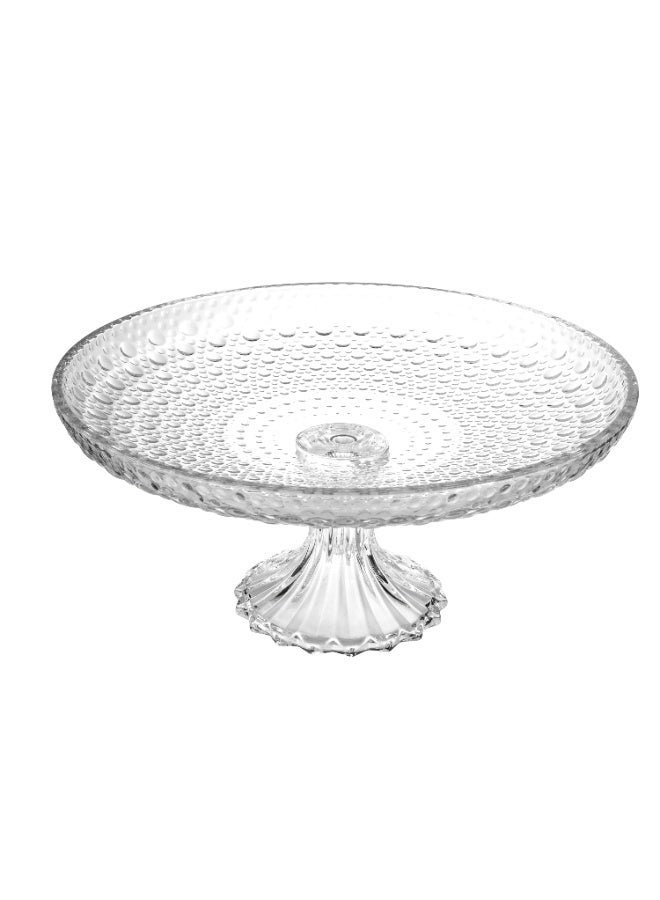 باساباش صحن تقديم كريستالي فاخر على قاعدة – مقاس 30×14 سم بتصميم أنيق يضفي لمسة فخمة لمائدتك ✨ - Image 2