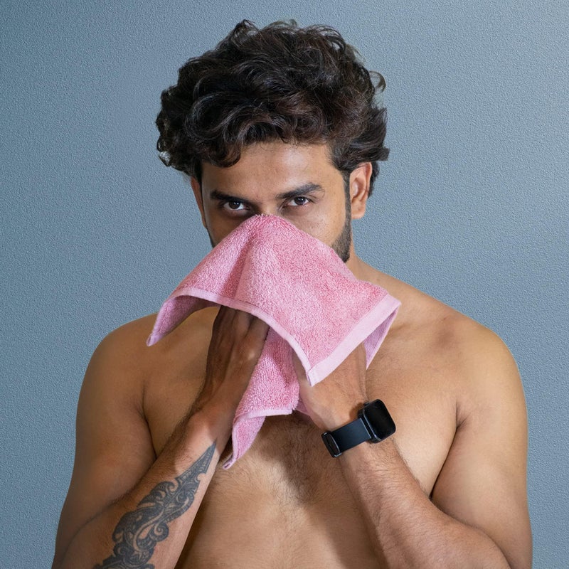 HEELIUM Bamboo Towel Set | 1 Bath, 1 Hand & 1 Face Towel Combo | Super Soft & Antibacterial | 600 GSM - Image 5