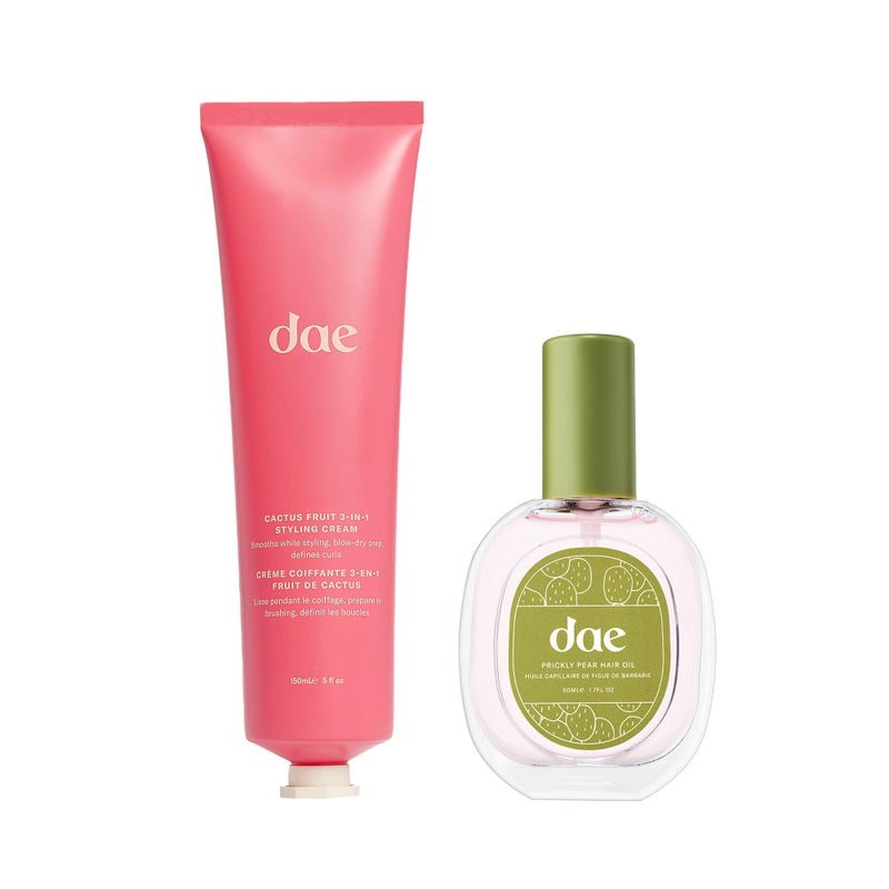 DAE 3-1 Cactus Fruit Styling Cream & Prickly Pear Hair Oil - Image 1