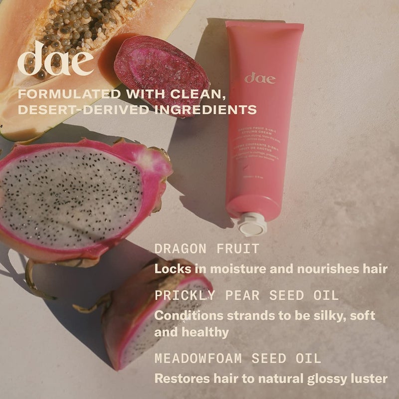 DAE 3-1 Cactus Fruit Styling Cream & Prickly Pear Hair Oil - Image 5