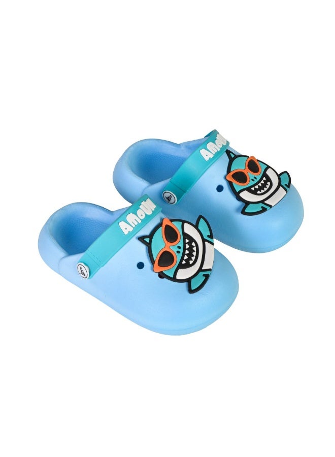 كلوج أطفال بتصميم كرتوني مع حزام خلفي قابل للتعديل – حذاء خفيف مريح وسهل الارتداء للاستخدام اليومي داخل وخارج المنزل