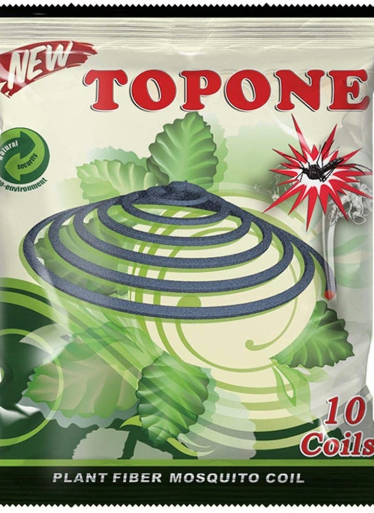 TOPONE 20 Piece Mosquito Repellent Spiral Coils for Camping Trips Backyards Indoor or Outdoor Activities Use  - Image 2
