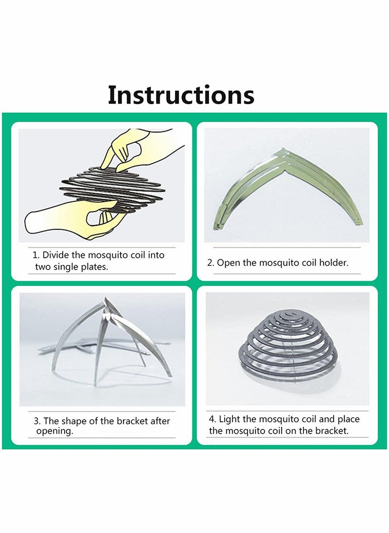 TOPONE 20 Piece Mosquito Repellent Spiral Coils for Camping Trips Backyards Indoor or Outdoor Activities Use  - Image 5