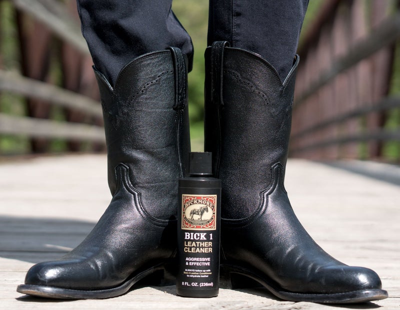 Bickmore Bick 1 Leather Cleaner 8 oz - Clean Dirt, Oil, Sweat, Salt, and Water Stains from All Colored, White, and Black Leather - Image 4