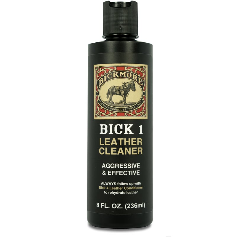 Bickmore Bick 1 Leather Cleaner 8 oz - Clean Dirt, Oil, Sweat, Salt, and Water Stains from All Colored, White, and Black Leather - Image 1