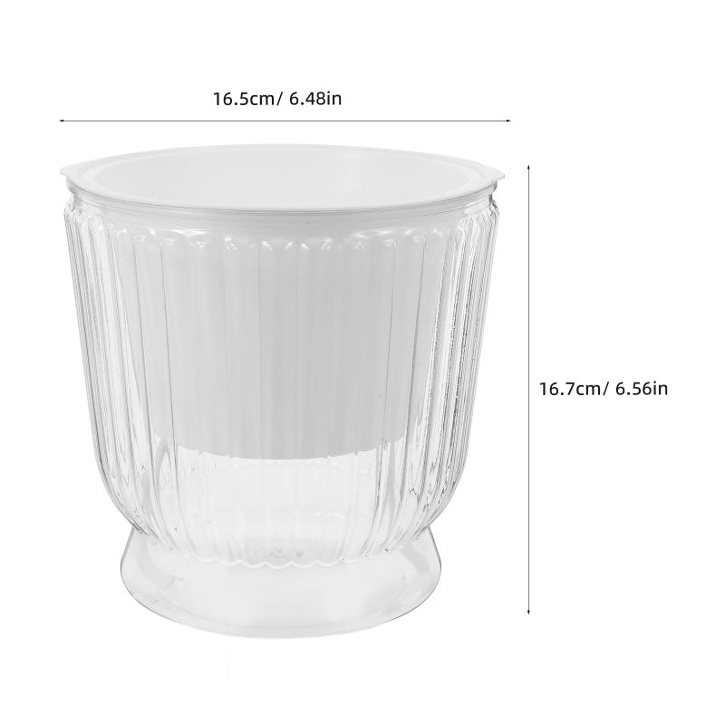 Self Watering Planter Pot for Indoor Plants with Drainage Hole Lazy Flower Pot for Home Office Gardening - Image 3