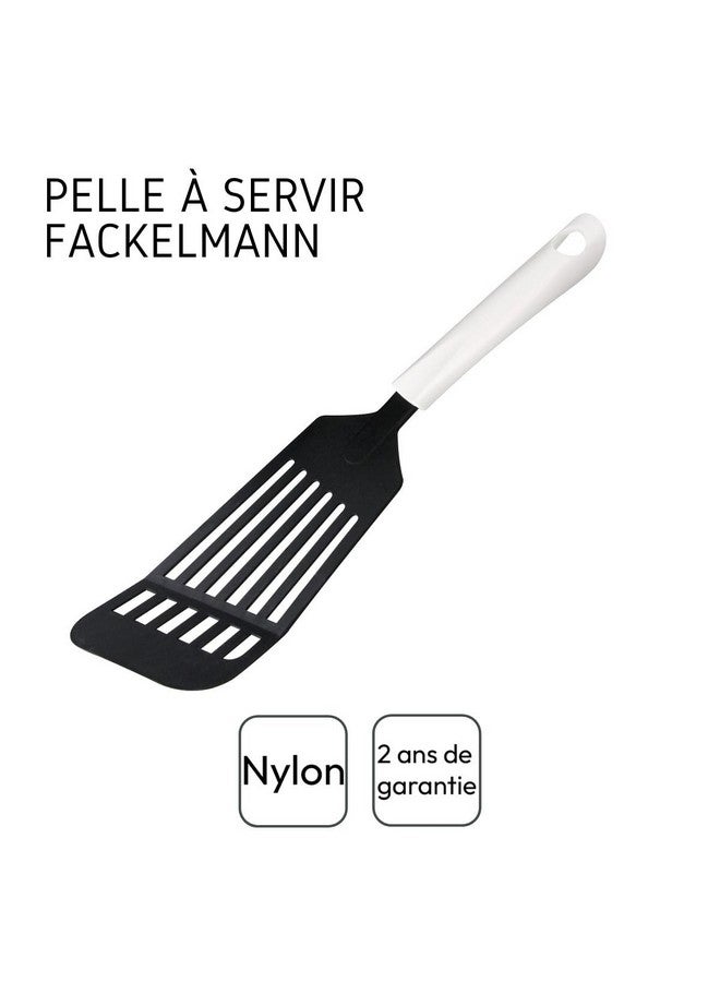 FACKELMANN فاكلمان أركادالينا ملعقة نايلون، 30 سم | مثالية للرفع، والقلب، والتقديم | مقاومة للحرارة حتى 210 درجة مئوية - Image 4