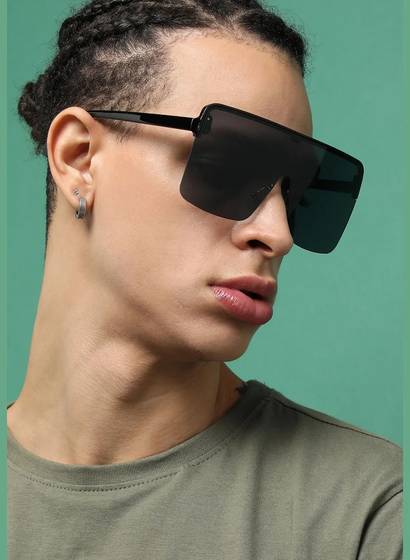 French Accent Polarized Full Rim Oversized Sunglass For Men