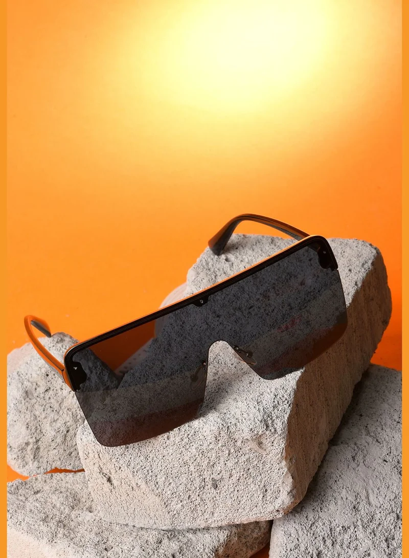 French Accent Polarized Full Rim Oversized Sunglass For Men