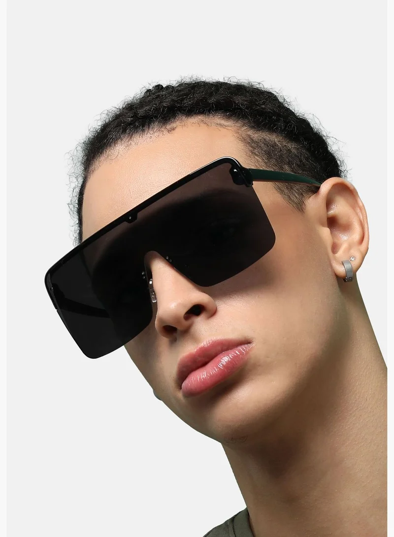 French Accent Polarized Full Rim Oversized Sunglass For Men