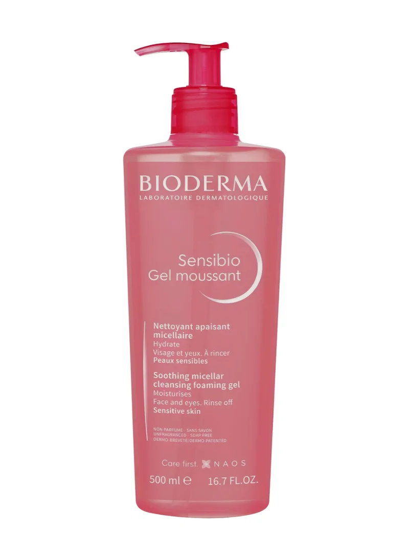 Bioderma Sensibio Gel Moussant Cleanser for Sensitive Skin 500ml