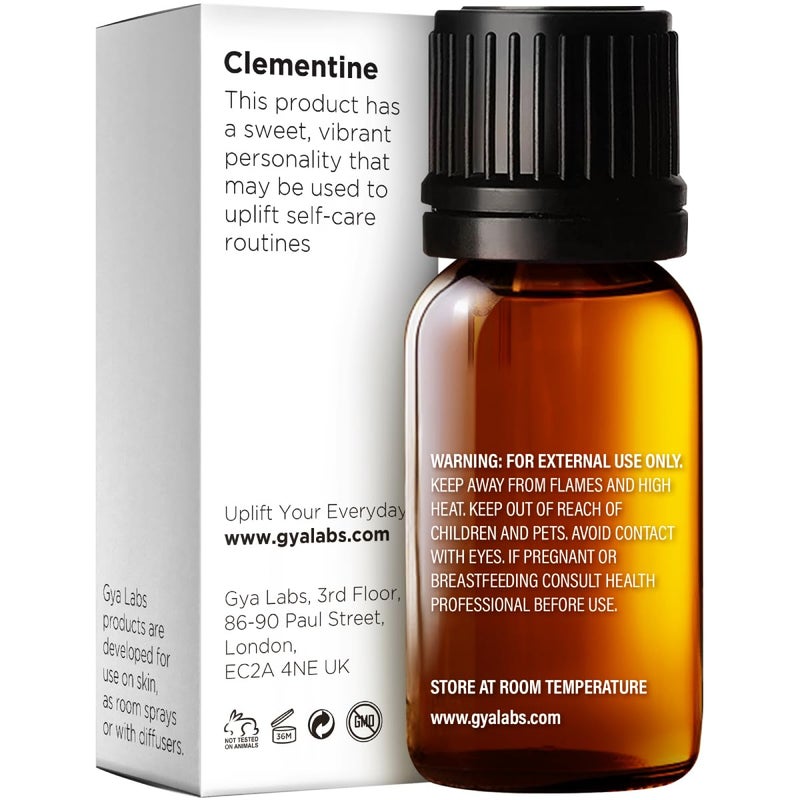 Gya Labs Clementine Essential Oil - 0.34 Fl Oz - for Hair, Skin, Diffuser, Aromatherapy & DIY Candle Making Scent - Image 2