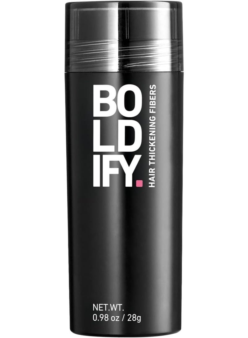 ألياف الشعر BOLDIFY للشعر الخفيف - تركيبة طبيعية غير قابلة للكشف بنسبة 100% (أسود)
