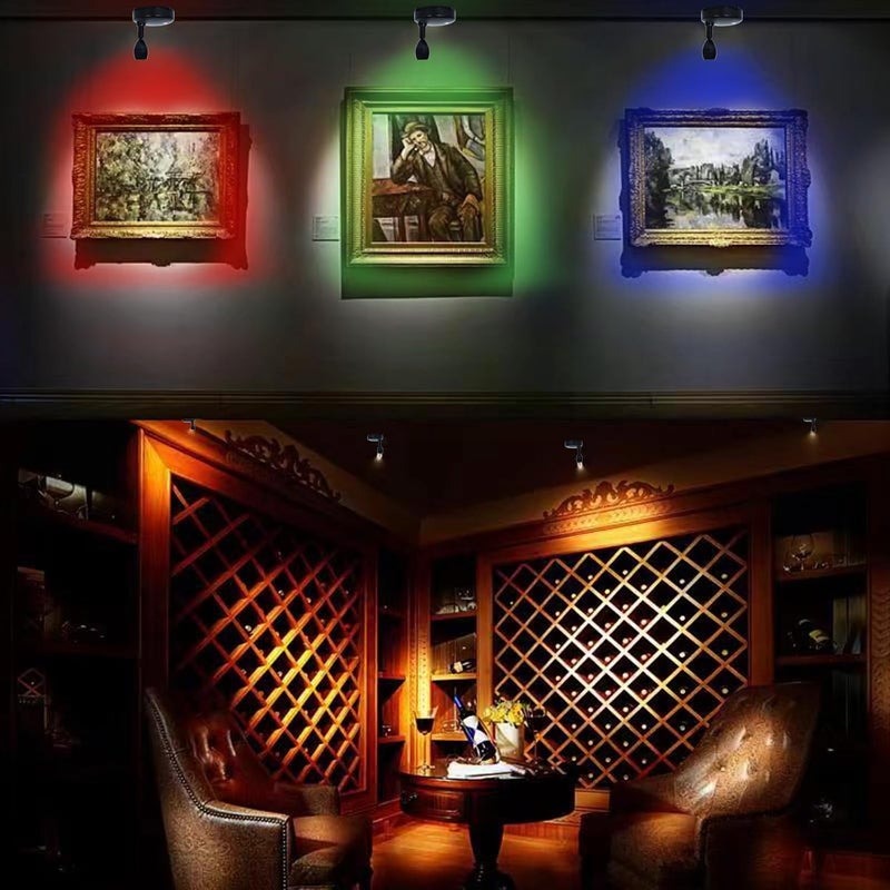 HAMVIDNE RGB Spotlight, Color Changing Indoor Spotlights with Remote, 2-Pack - Image 4