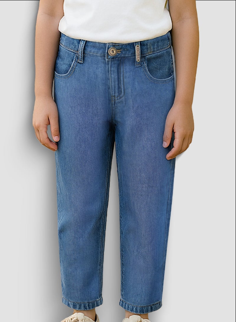 Y&CO Wide Denim Pants - Image 3