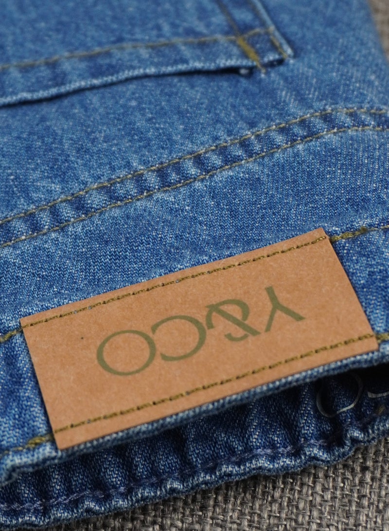 Y&CO Wide Denim Pants - Image 4