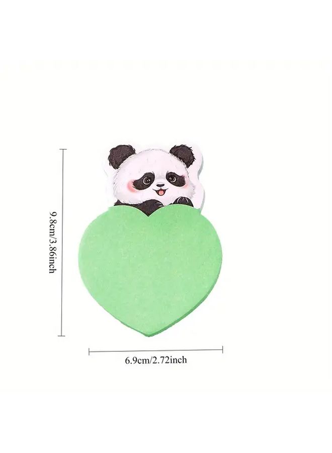 4PCS Creative Panda Sticky Notes Adhesive Reminder Memo Pads - Image 4