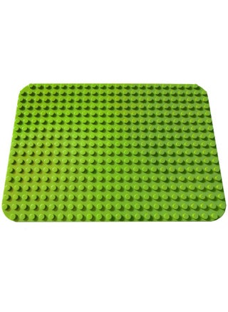 Apostrophe Games Building Block Base Plate for Large Blocks 15" x 10" (1x Light Green), Compatible with Major Brands, STEM Learning, for Ages 3+ - pzsku/Z1E81B82DA3F9EECA4C14Z/45/1750160597/f981b7f6-f910-476e-a232-9c46709dcaa3