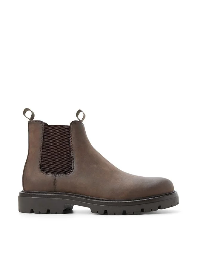 كول ات سبرنج Defender Men's Brown Ankle Boots