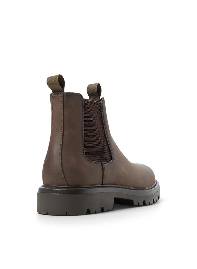 كول ات سبرنج Defender Men's Brown Ankle Boots