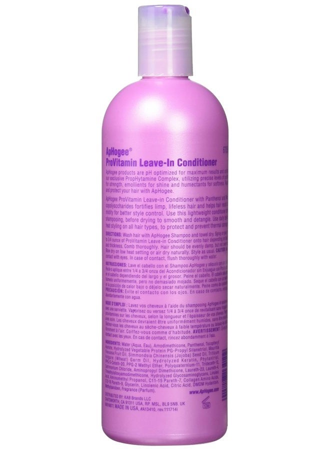 ApHogee , ProVitamin LeaveIn Conditioner, 16 Fl Oz - Image 2