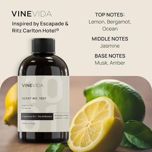 VINEVIDA (4oz) Hotel Fragrance Diffuser Oil - 5 Star Scent for Home - Cold Air Diffuser Oil - Essential Oil No.1001 Inspired by Ritz Carlton - Image 2