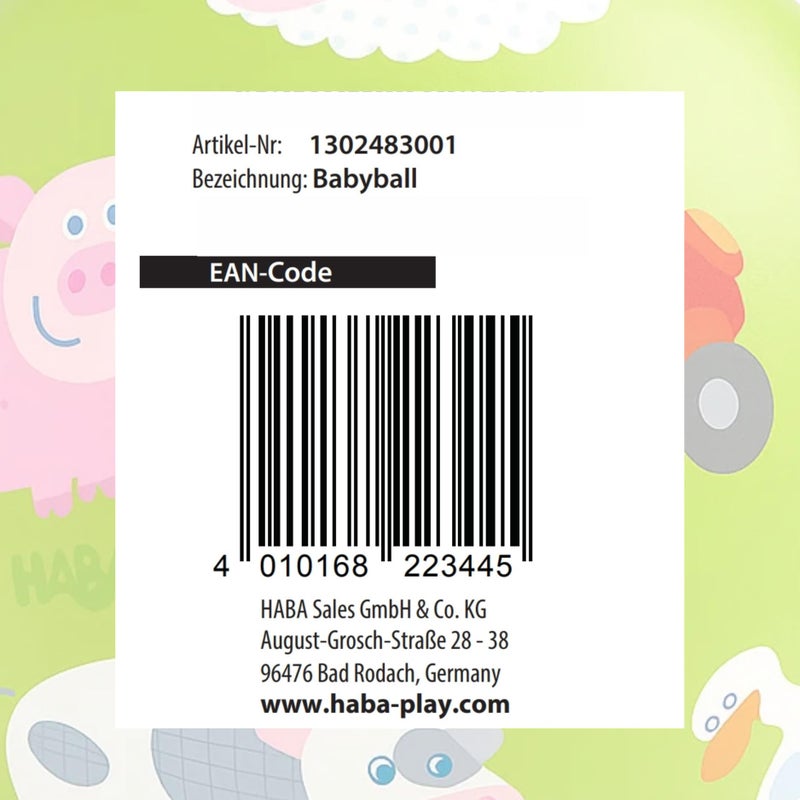 HABA Baby Balls: Perfect Infant Toys for Tummy Time, Soft Baby Sensory Balls for 6 Months and up and Ball for Toddlers 1-3 - Image 5
