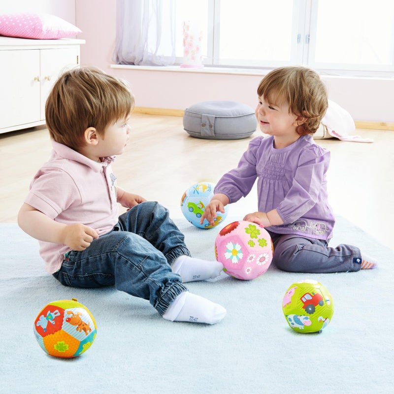 HABA Baby Balls: Perfect Infant Toys for Tummy Time, Soft Baby Sensory Balls for 6 Months and up and Ball for Toddlers 1-3 - Image 3