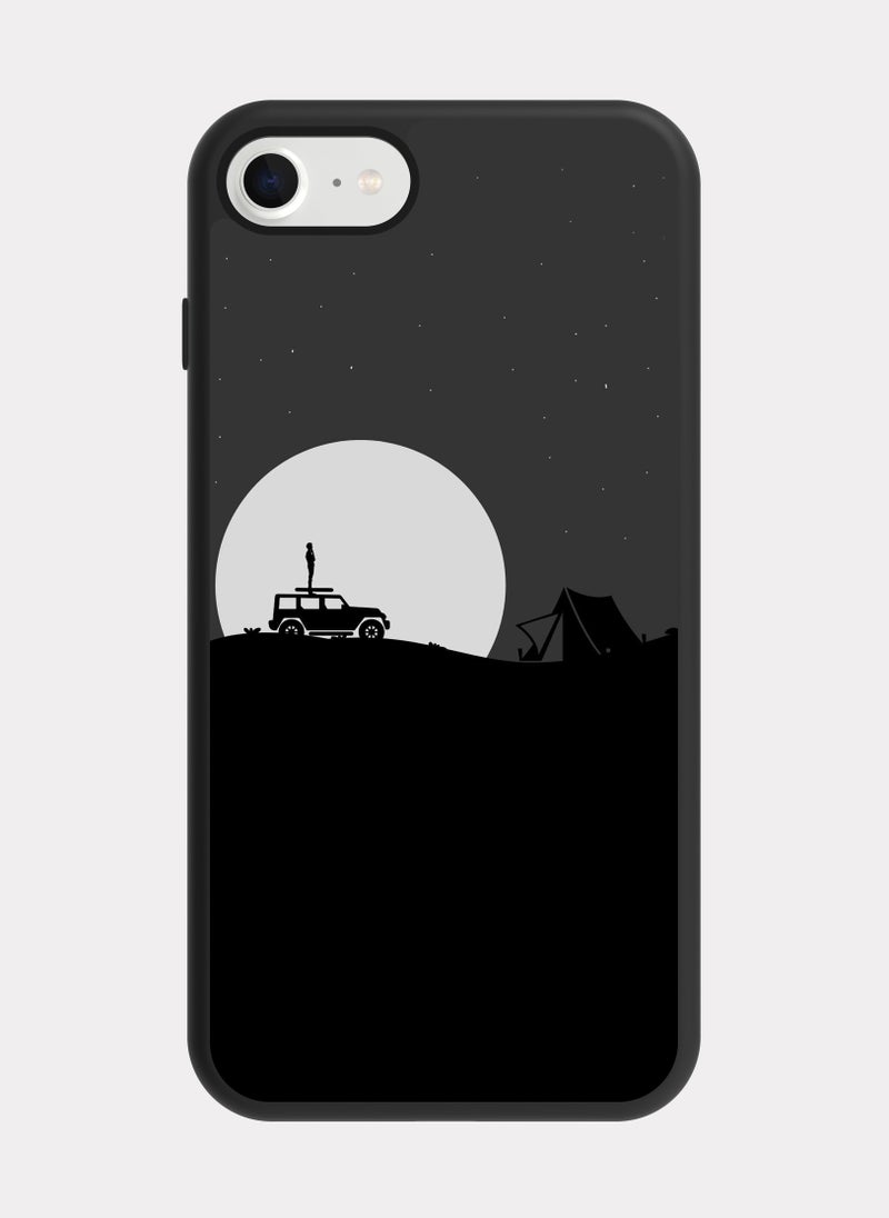 بكسلات كفر ايفون 7 تخييم ابيض - Image 1