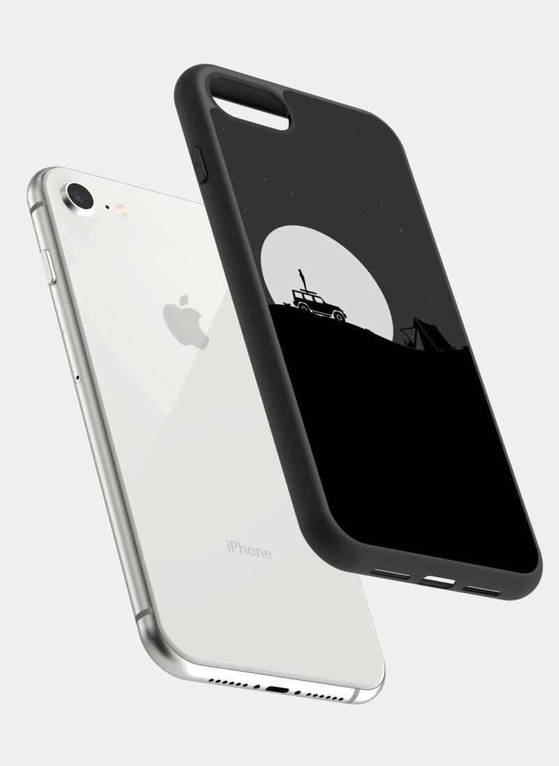 بكسلات كفر ايفون 7 تخييم ابيض - Image 2