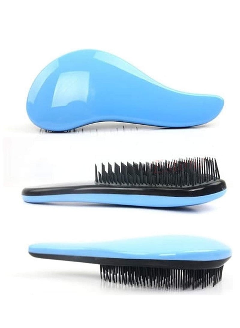 Generic Portable Detangling Hair Brush with 2 Anti-Static Sliding Combs and Air Cushion Massage Function, Suitable for All Hair Types: Curly, Long, Thick, Dry and Wet, Provides Comfort and Softness for Women, Men and Kids. - Image 1