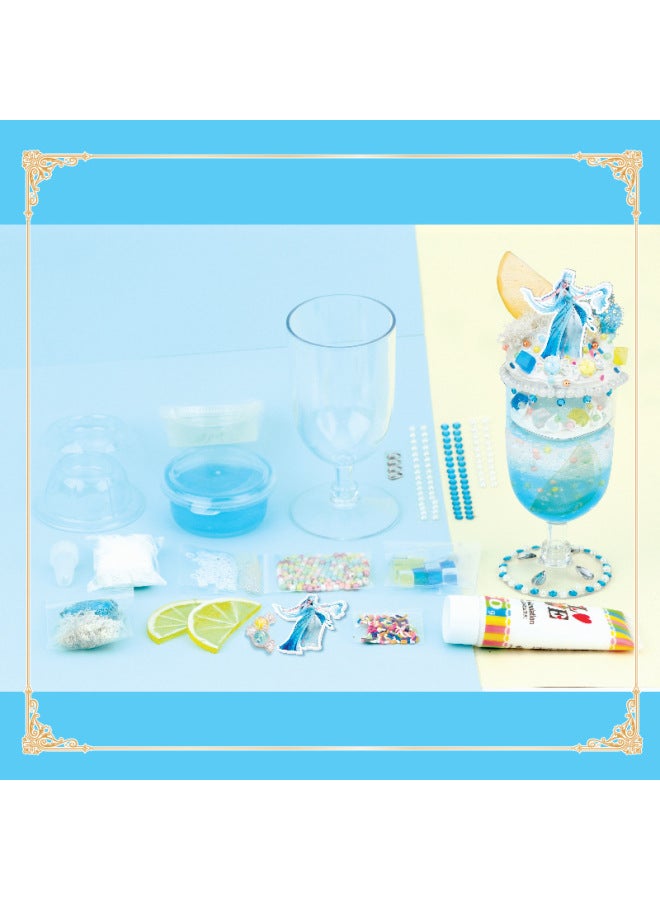 Qibei Workshop Ye Luoli Ice Princess Ice Star Cup Special Drink Cup Handmade Diy Ice Cream Cup Ice Cream Cup-Color:Ocean Luminous Cup-pink  - Image 4