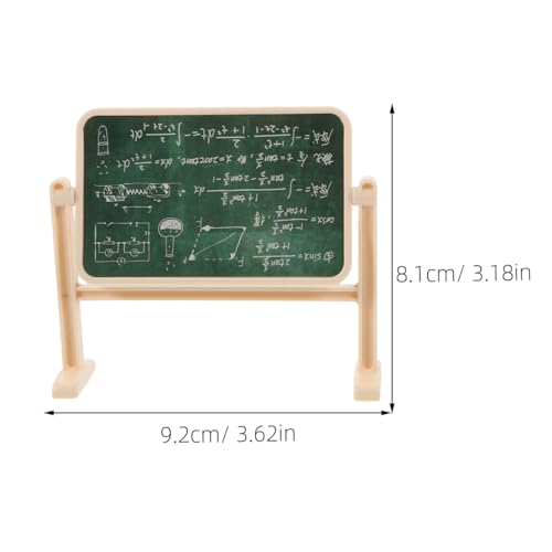 Veemoon Miniature Classroom Scene 1 Set Mini House Kit Chalkboard Toys for Boys and Girls DIY Mini Decorations - Image 5