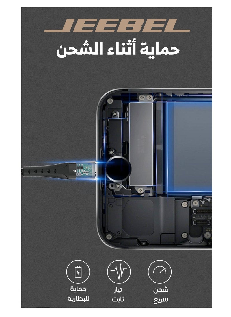 Jeebel - PD-LIGHTNING cable apple certified fabric cable durable, high quality 1.2 M - Image 1