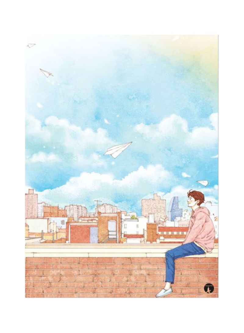 RKN Korean Art Mouse Pad Blue