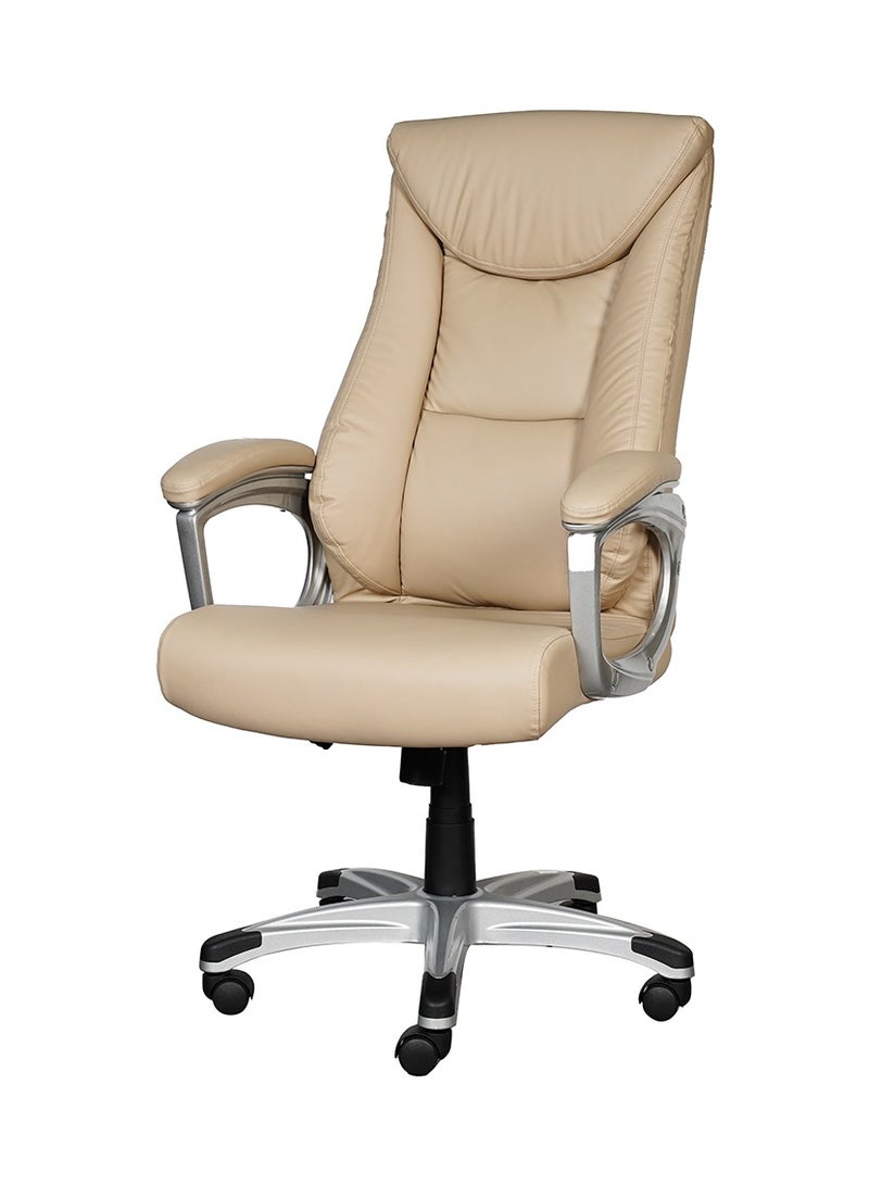 HUIMEI EQ-5182-A High Back Office Chair Beige Color  - Image 2