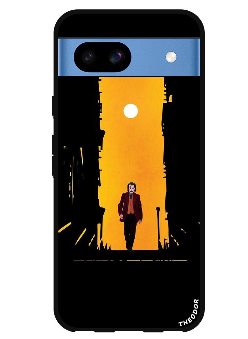 Theodor Protective Case Anti Scratch Shock Proof Bumper Cover For Google Pixel 8a Joker Walking - Image 1