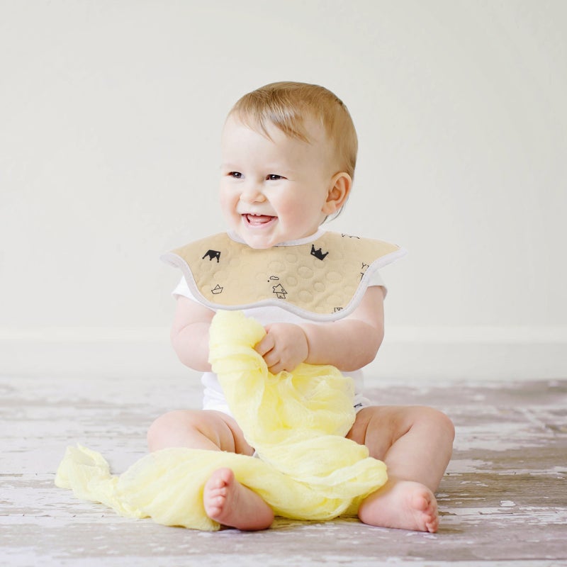 Infant Bibs Drooling Teething Period Saliva Control Square Shape 3Pcs - Image 5