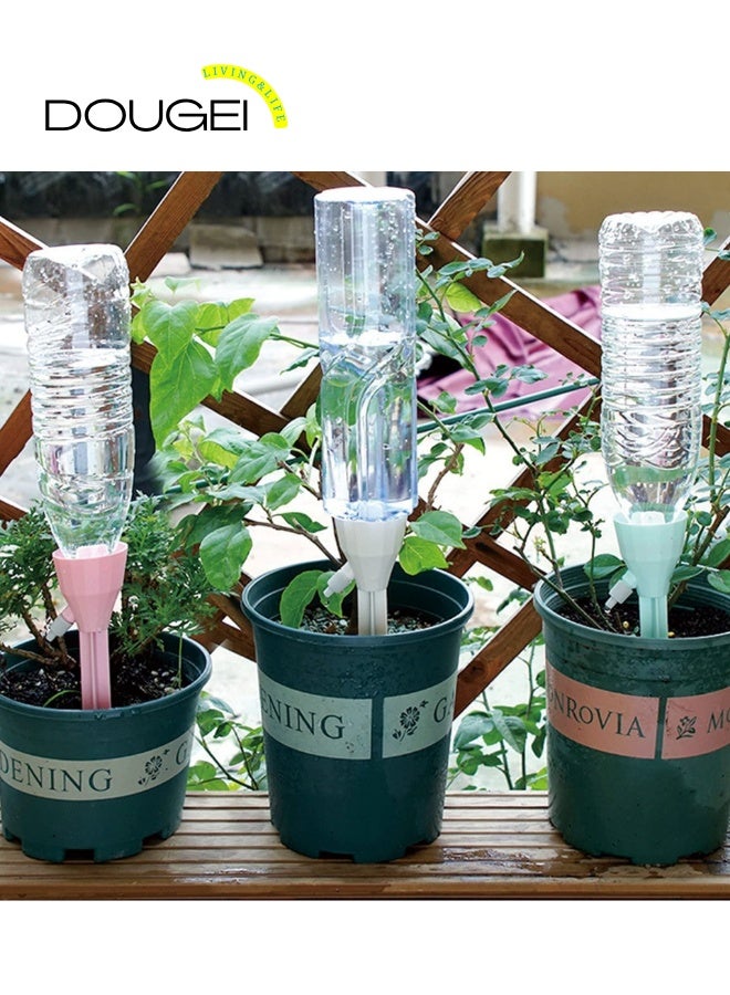 دوغي 6PCS جديد ترقية المصنع الذاتي الري النموذج,أجهزة الري المصنع القابلة للتعديل مع التبديل البطيء التحكم الإفراج قطرة المياه,إدراج زراعة الري,التلقائي مصنع Waterer للعطلات - Image 4