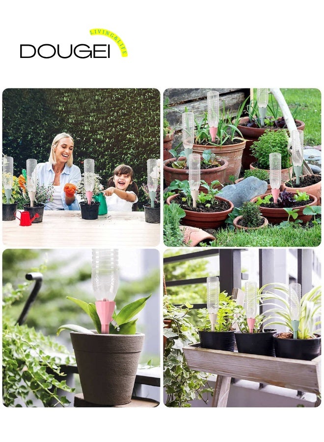 دوغي 6PCS جديد ترقية المصنع الذاتي الري النموذج,أجهزة الري المصنع القابلة للتعديل مع التبديل البطيء التحكم الإفراج قطرة المياه,إدراج زراعة الري,التلقائي مصنع Waterer للعطلات - Image 5