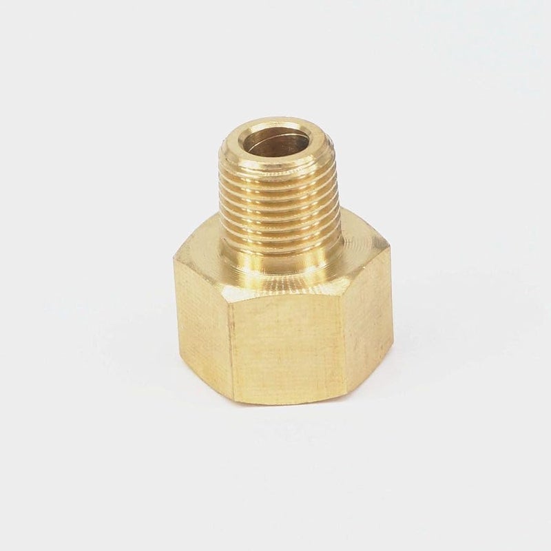 براس 1 8 NPT ذكر إلى 1 4 BSPP أنثى تركيب أنابيب موصل لقياس الضغط الهواء الغاز الوقود الماء - Image 5