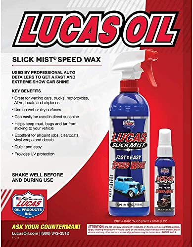 Lucas Oil 10160 Slick Mist Speed Wax - 24 Ounce (Pack of 6) - Image 5