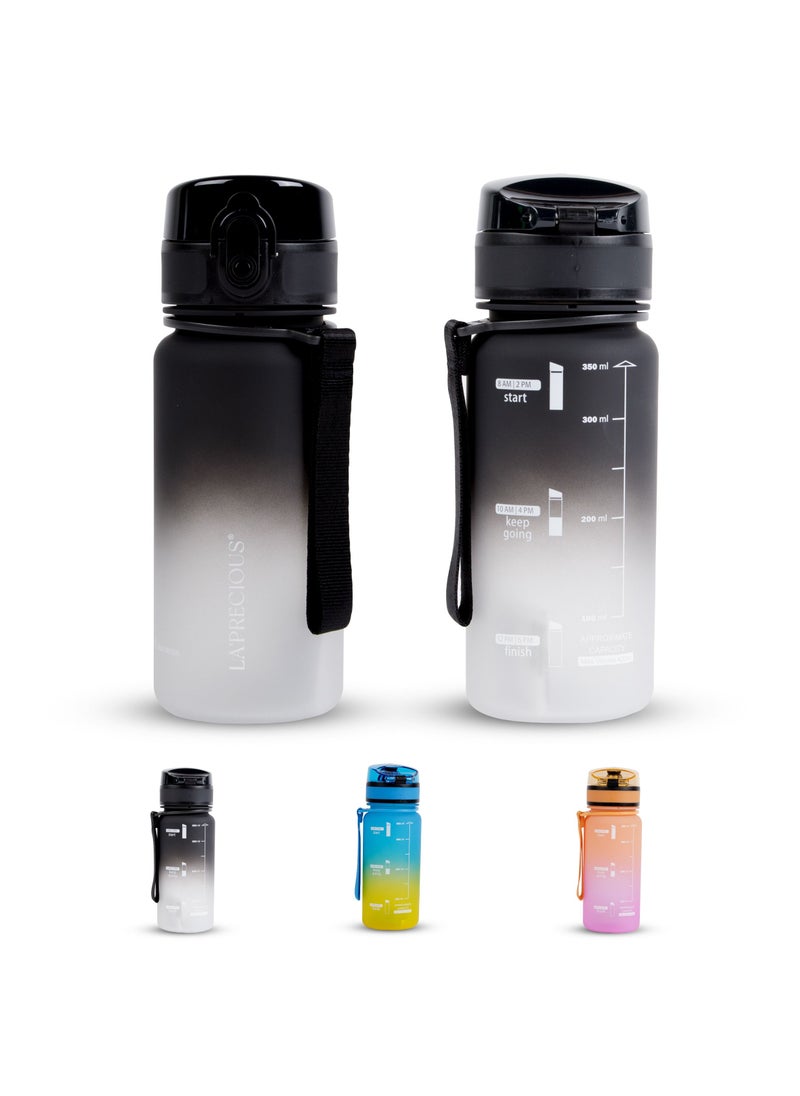 LA' PRECIOUS - 350ml Kids Water Bottle - USA Tritan Material Non-Toxic BPA Free - Fast Flow - Flip Top Leak Proof Lid and One Click Open - Image 1