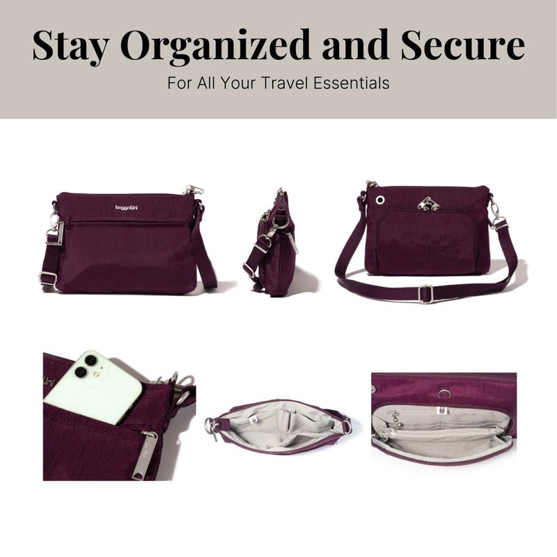 Baggallini Securtex Anti-Theft Memento Crossbody Bag - Image 5