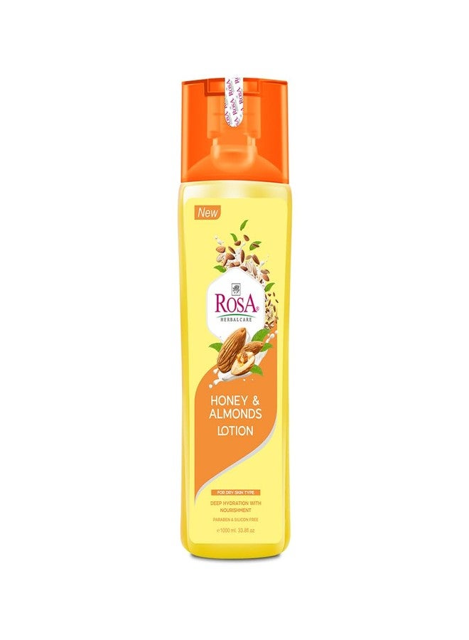 ROSA Honey and Almond bady Care lotion l For Soft & Smooth Skin I Unisex, Pack of 1-1000 ml - Image 1