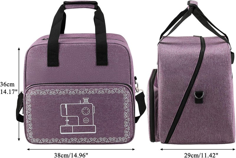 Coopay Overlocker Machine Bag and Storage, Carrying Case for Overlocker, Travel Protective Case for Storing and Protecting Overlocker, With Compartments and Pockets, Large, Lightweight - Image 4