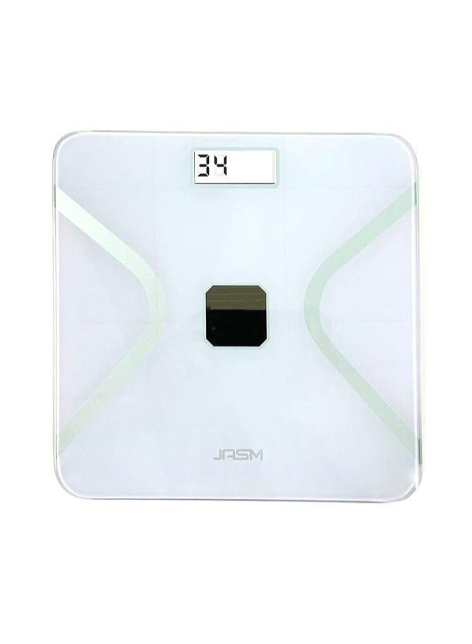 JASM JASM Electronic Bluetooth Digital Smart BMI Body Weight and Fat Measuring Weight Bathroom Weighing Scale - Image 1