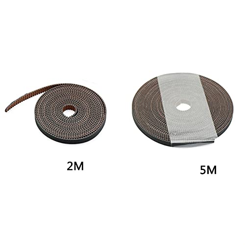 3DINNOVATIONS GT2 Toothed Belt 2mm Pitch 6mm Width Anti Slip Rubber Timing Belt with Strong Abrasion Resistance, Low Noise, for 3D Printers (5 Meter) - Image 2