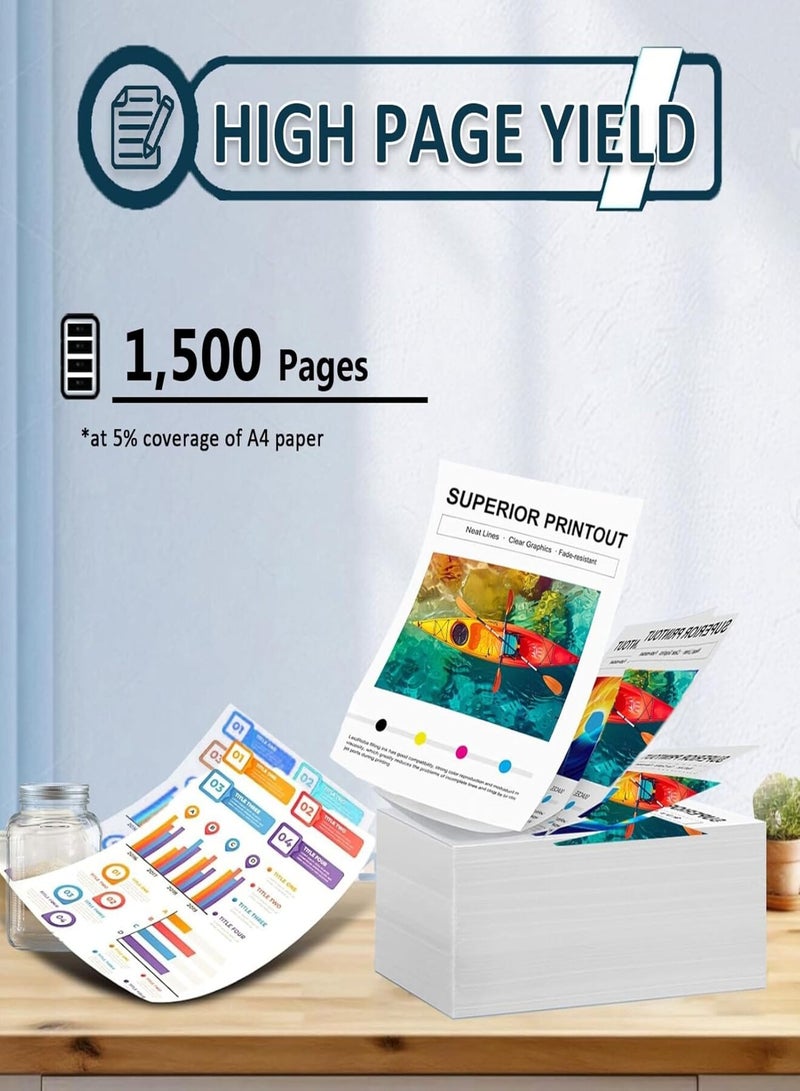 3020 /3025 Toner Cartridges Compatible for Xerox 106R02773 Toner Cartridge Work for Xerox Phaser 3020 WorkCentre 3025 Printers black - Image 3